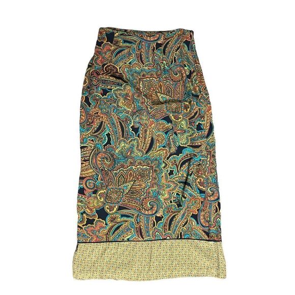 Clio Dresses & Skirts - Vintage Clio paisley size 6 Western boho skirt